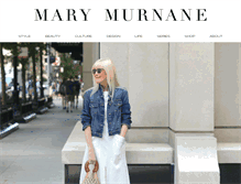 Tablet Screenshot of marymurnane.com